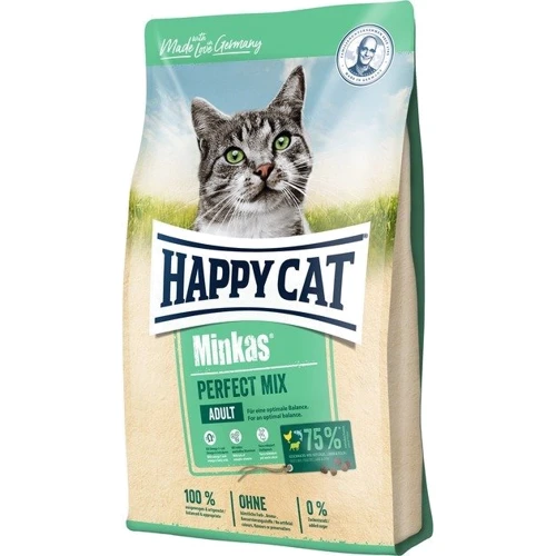 Сухой корм Happy Cat Minkas Perfect Mix для взрослых котов с птицей ягненком и рыбой 0.5 кг (70400): Тип Сухой корм