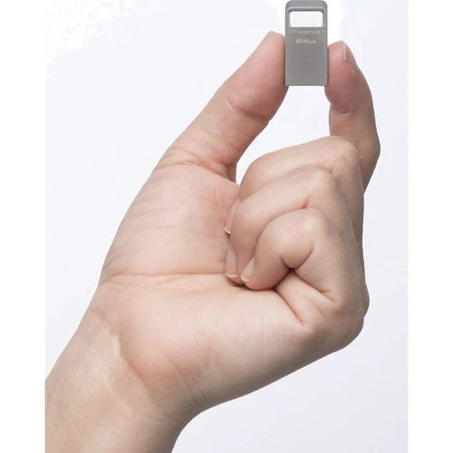 USB-флешка Kingston 32GB DataTraveler Micro C3 USB 3.1 Metal (DTMC3/32GB): Максимальная скорость записи, МБ/с 15