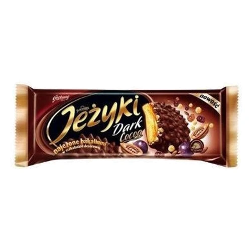 Печиво Goplana Jezyki Dark Cocoa, (140 г) (WT4556)