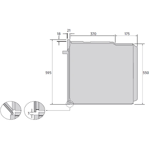 Духова шафа електрична Samsung NV68R2340RB фото 10
