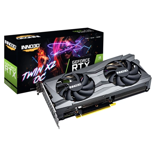 Видеокарта INNO3D GEFORCE RTX 3060 TWIN X2 OC (N30602-12D6X-11902120H): Объем памяти, Гб 12