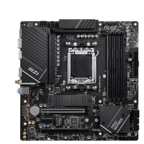 MSI PRO B650M-A WIFI: Оперативная память 4xDDR5 6400+ МГц, до 128 ГБ
