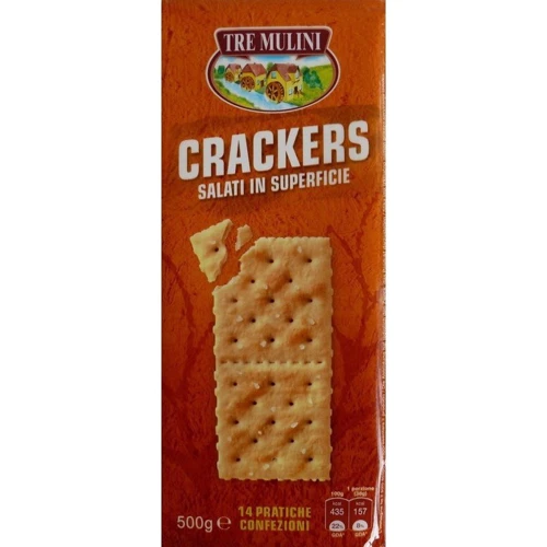 Печенье The Mulini Crackers Salati in Superficie 500 г (DL6262) фото 3