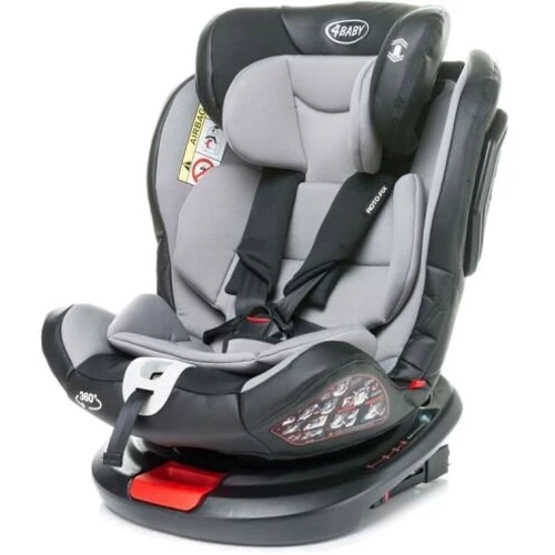 Автокрісло 4Baby Roto-Fix (0-36 кг) (колір - light grey)