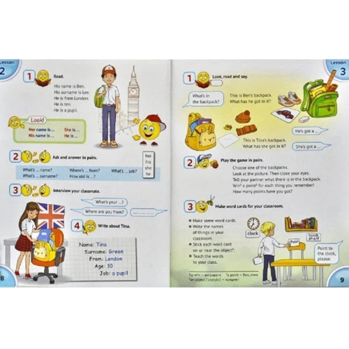 Оксана Карпюк: Англійська мова. Підручник для 4 класу. English with Smiling Sam 4: Обкладинка Твердая