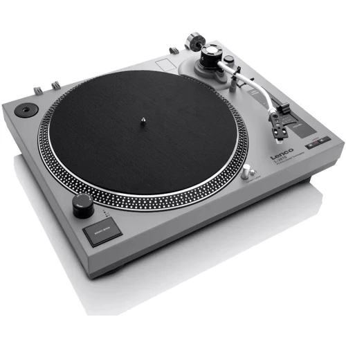 Виниловый проигрыватель Lenco L-3810 Grey: Материал тонарма Алюминий