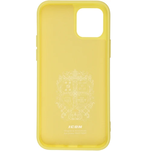 Чехол для iPhone ArmorStandart ICON Case Yellow (ARM57511) for iPhone 12 Pro Max: Цвет желтый