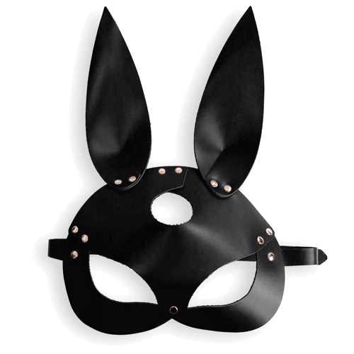 Кожаная маска Зайки Art of Sex - Bunny mask, черный: Производитель Art of Sex