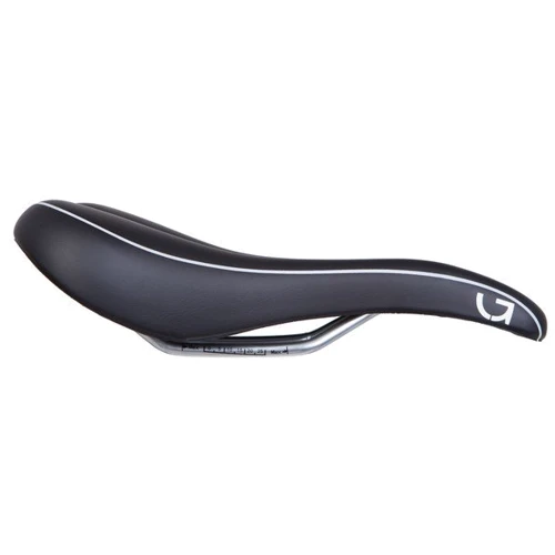 Седло Green Cycle GSD-276 Sport Unisex, Cro-Mo rail, черное