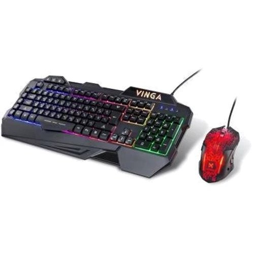 Комплект дротовий Vinga KBSG558 Black: Призначення Для ПК