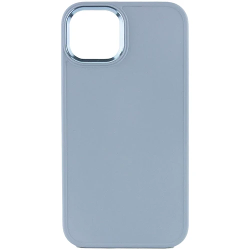 Чехол для iPhone TPU Case Bonbon Metal Style Mist Blue for iPhone 13 Pro Max: Цвет голубой