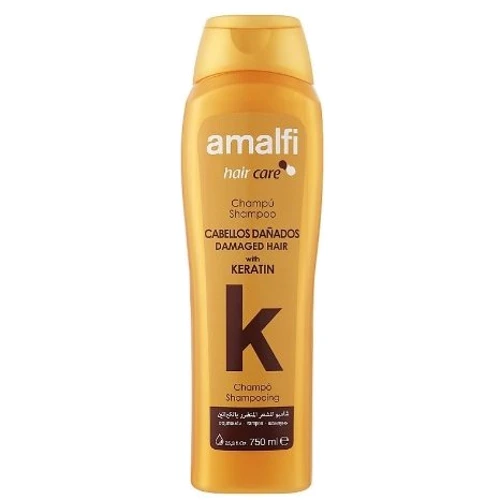 Amalfi Шампунь для поврежденных волос с кератином 750 ml