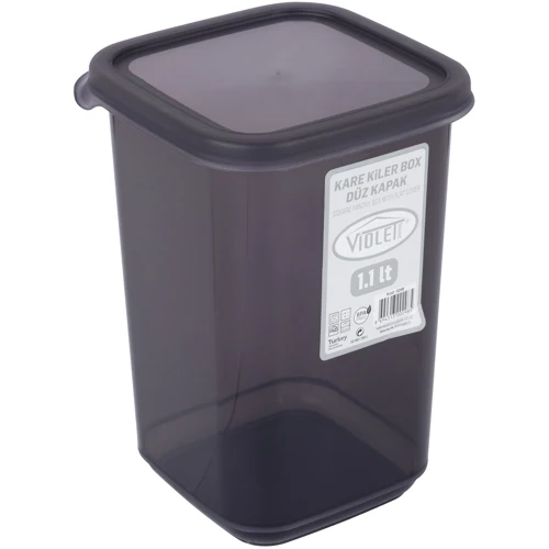 Контейнер для сыпучих Violet House 1.1 л (0298 Transparent Black)