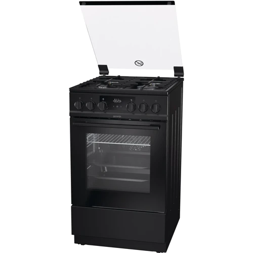 Плита комбинированная Gorenje MEKS514B: Управление механическое, электронное