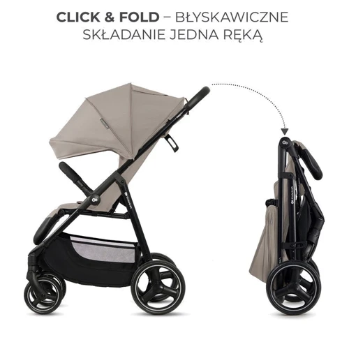 Прогулочная коляска Kinderkraft TRIG 3 Beige (Hnrt_4736) фото 8