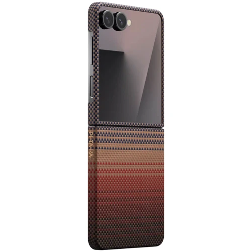 Чехол для телефонов Pitaka Sunset Moonrise Tactile Woven Case Sunset (FSFLIP7) for Samsung F766 Galaxy Flip 7: Тип накладка на заднюю часть
