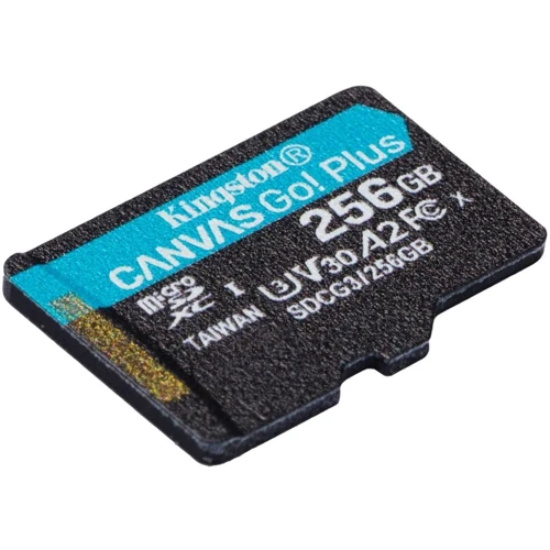 Карта памяти Kingston 256GB microSDXC class 10 A2 U3 V30 Canvas Go Plus (SDCG3/256GBSP): Тип карты MicroSDXC