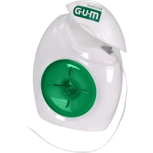 GUM Butlerweave Mint Waxed Зубна нитка м'ятна вощена 55 m: Довжина, м 55