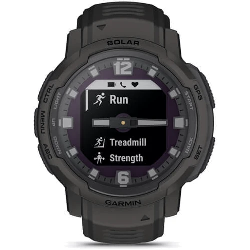 Смарт-часы Garmin Instinct Crossover Solar Graphite (010-02730-01): Интерфейсы подключения Bluetooth, ANT+
