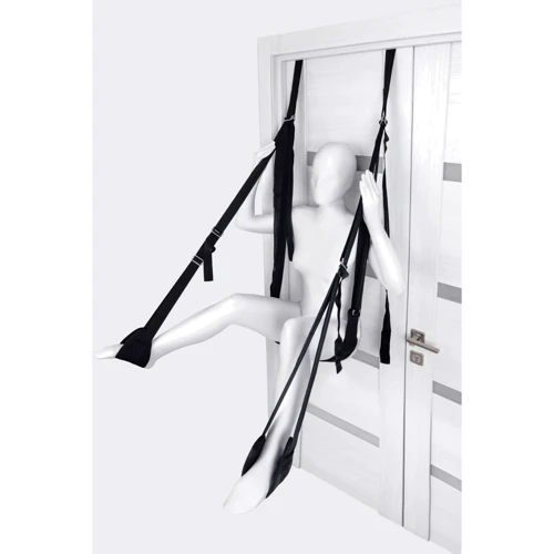 Секс-качели на дверь Sex swing on the door Anonymo, nylon, black