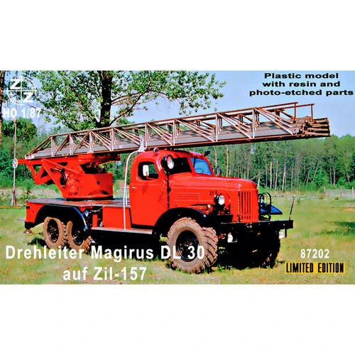 Модель ZZ Modell Пожарная машина ЗиЛ-157 с лестницей (ZZ87202)