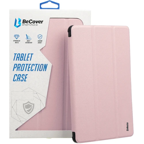 Аксесуар для планшетних ПК BeCover Soft Edge TPU з Pencil Mount Pink для Xiaomi Redmi Pad SE 8.7 (712570)