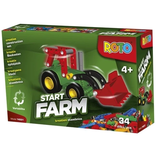 Конструктор Roto START FARM Tractor 34 деталей (6407169)