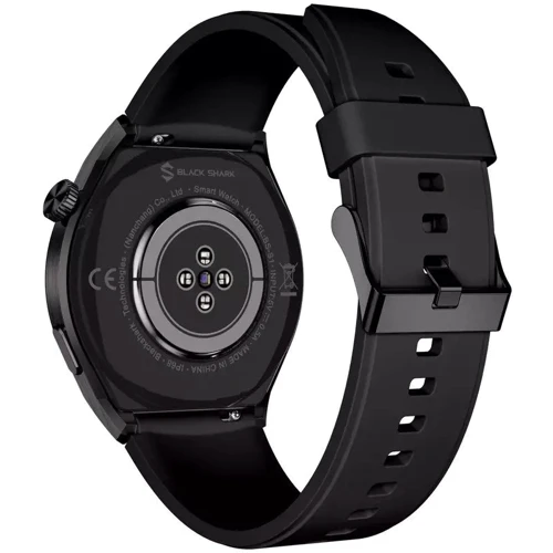 Смарт-часы Black Shark S1 Black (UA): Особенности Функция звонка, Встроенный микрофон, Возможность ответа на сообщения, Водонепроницаемые, Металлический корпус