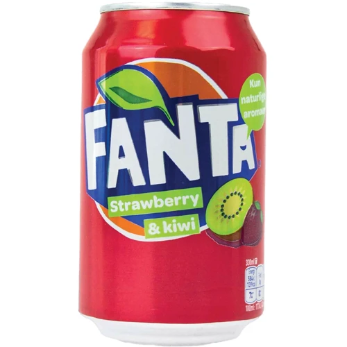 Напиток газированный Fanta Strawberry & Kiwi 330 ml: Вид Сокосодержащие напитки
