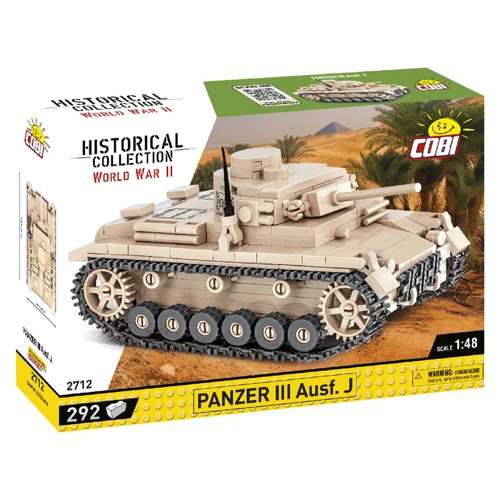Конструктор Cobi Друга Світова Війна Танк Panzer III, 292 деталі