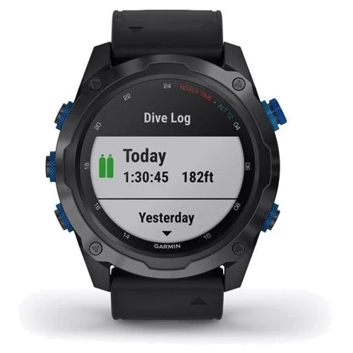 Смарт-часы Garmin Descent Mk2i Bundle Titanium Carbon Grey w. Silicon Band w. Descent T1 (010-02132-13): Фитнес-функции Шагомер, Секундомер, Пульсометр, Пульсоксиметр, Подсчет калорий, Альтиметр, GPS-модуль