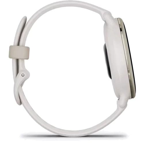 Смарт-часы Garmin Vivoactive 5 Cream Gold Aluminium Bezel with Ivory Case and Silicone Band (010-02862-11): Фитнес-функции Скорость движения, Подсчет калорий, Шагомер, Пульсометр, Пульсоксиметр, GPS-модуль