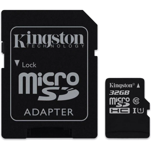 Карта пам'яті Kingston 32GB microSDHC Class 10 UHS-I U1 + adapter (SDCS/32GB)