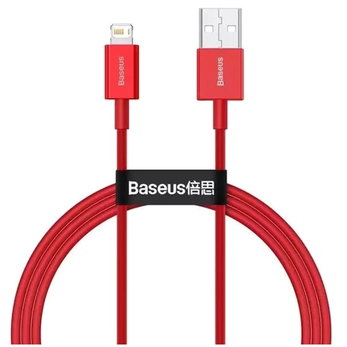 Кабель Baseus USB Cable to Lightning Superior Fast Charging 1m Red (CALYS-A09)