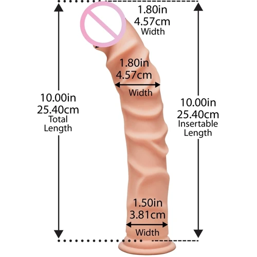 Фаллоимитатор Doc Johnson The D - Ragin D - 10 Inch Without Balls - ULTRASKYN