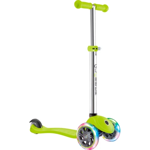 Самокат Globber Primo Lights зеленый (423-106)