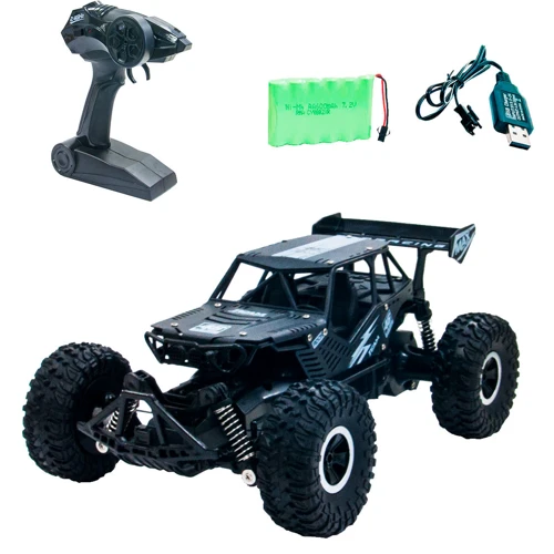 Автомобиль Off-Road Crawler на р/у – Speed King (черный металлик, метал. корпус, аккум. 6V, 1:14) (SL-153RHMBl): Тип управления Радиоуправление
