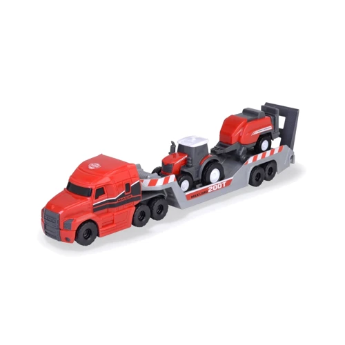 Игровой набор Dickie Toys Месси Фергюсон. Перевозчик фермерской техники (3735004)