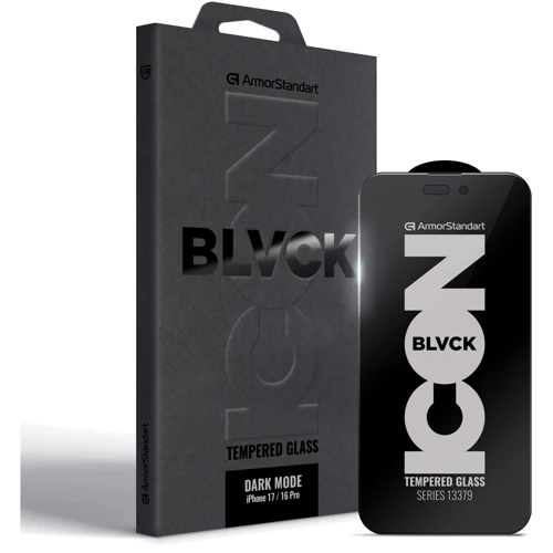 

ArmorStandart Tempered Glass Dark Mode Bi for iPhone 17 / 16 Pro (ARM85819)