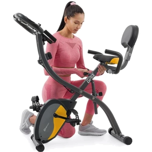 Велотренажер Hop-Sport HS-3010X Grix X-Bike Grey/Yellow