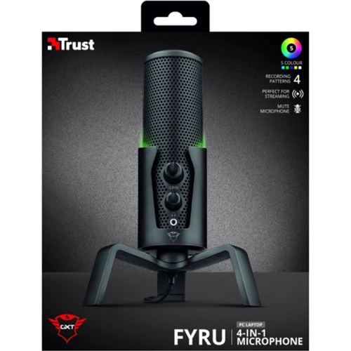 Мікрофон Trust GXT 258 Fyru USB 4-in-1 Streaming Microphone Black (23465) фото 6