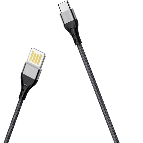 Кабель Borofone USB Cable to USB-C Tasteful 1.2m Black (BU11): Тип USB Cable - USB-C