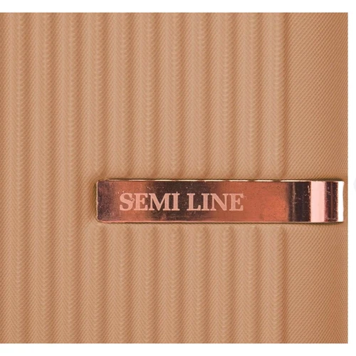 Чемодан Semi Line 24" (M) Gold золотой (T5663-4): Стиль Повседневный (Casual)