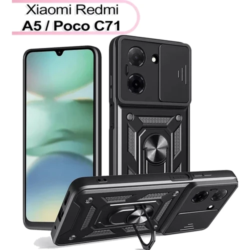 Чехол для телефонов BeCover Military Black for Xiaomi Redmi A5 / Poco C71 (713543)
