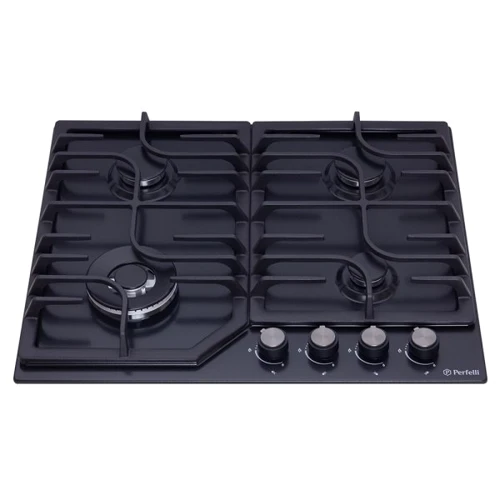 Варочная поверхность газовая Perfelli HGM 61664 BL: Расположение панели Фронтальное