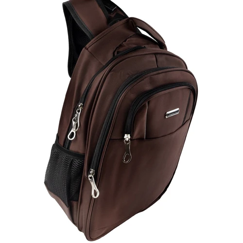 Мужской рюкзак Valiria Fashion коричневый (3DETAB2020-10): Фактура Матовая, Тканая