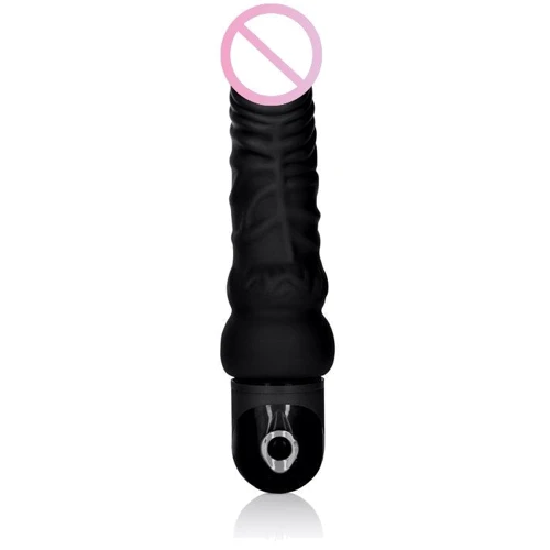 CalExotics Bendie Stud Curvy вибромассажер, 12.5x4 см, черный