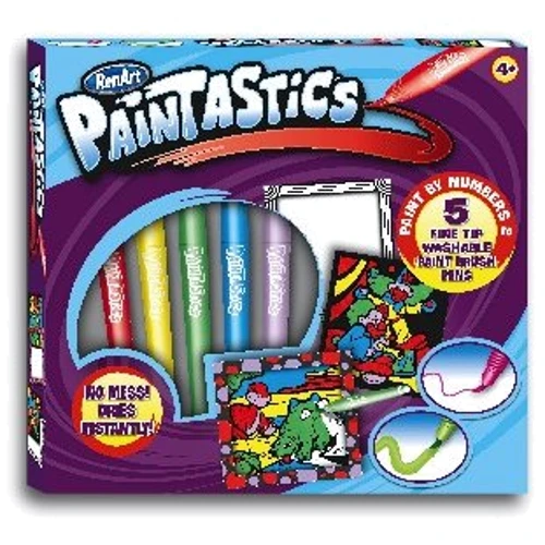 Paintastics Набор Веселые приключения (5 фл.+10 картин+2 рамки) (PT3402): Производитель Paintastics