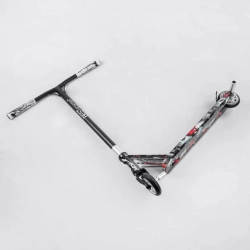 Самокат трюковый Best Scooter Graffity Skull серый (BS-77101) фото 7