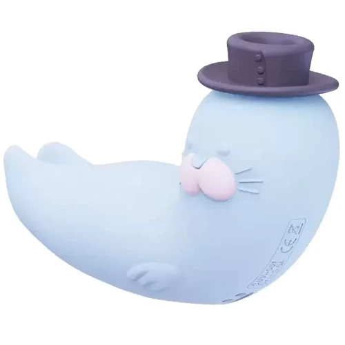 Вакуумный вибратор CuteVibe Franky Blue